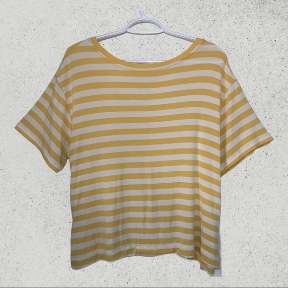 Yellow & White Striped George Shirt - Picture 2 of 3